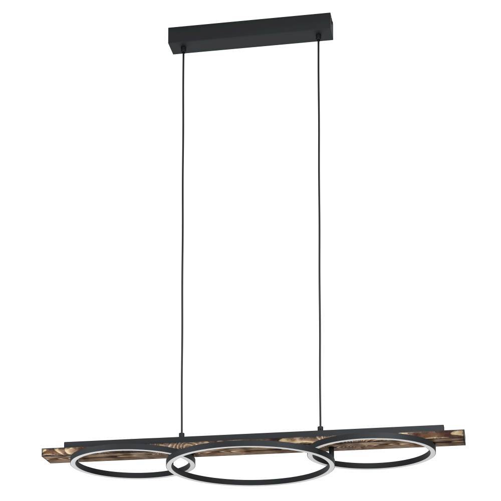 Boyal 100cm Schwarz hängelampe Von Eglo - Das einzigartige Design erzeugt einen edlen Ausdruck und verleiht dem Raum ein weiches und angenehmes Licht.