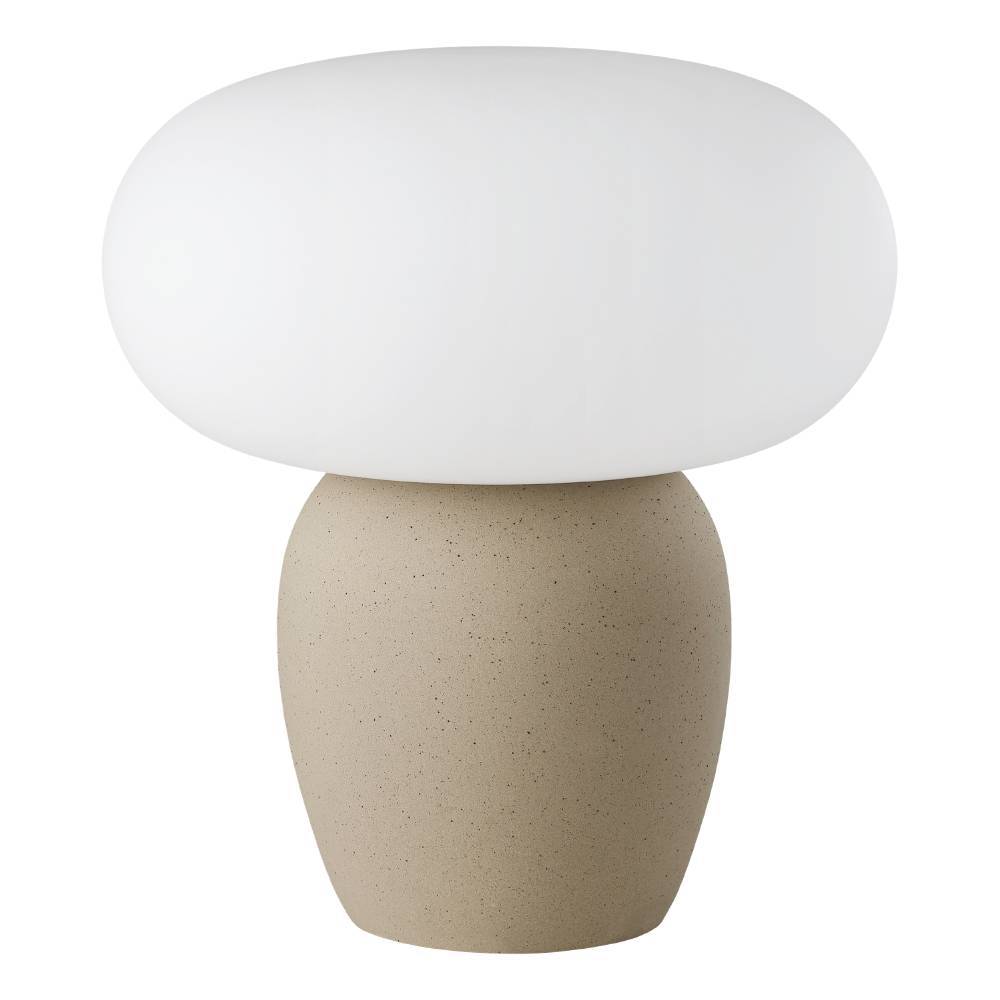 Cahuama 30cm Hellbraun tischlampe Von Eglo - Diese elegante Tischlampe kombiniert einen hellbraunen Keramiksockel mit einem sanft abgerundeten wei&szlig;en Schirm und vermittelt so ein harmonisches und dezentes Gef&uuml;hl.