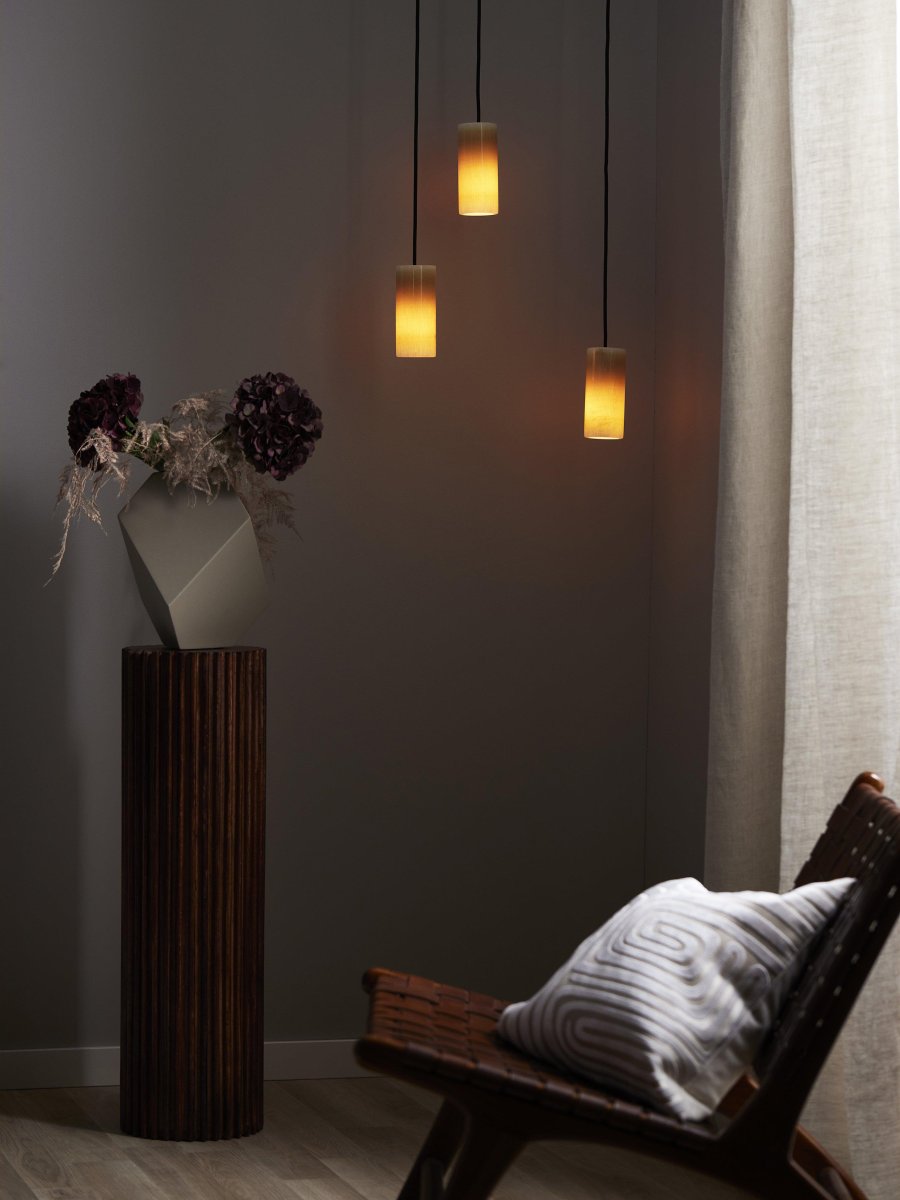 Lucie Ø7 Natur fensterlampe Von PR Home - Im eingeschalteten Zustand gibt diese Lampe einen warmen und angenehmen Farbton ab.