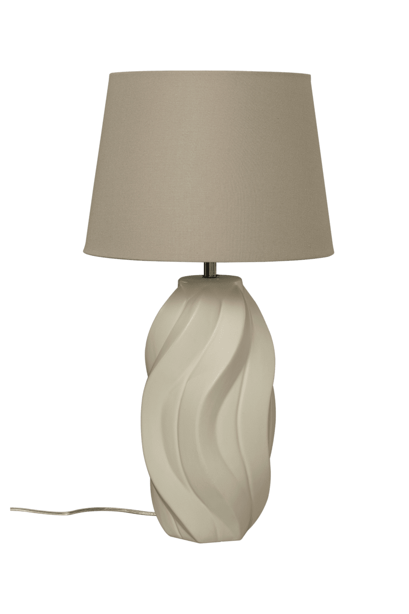 Fiorella 65cm Naturweiß tischlampe Von Aneta Lighting - Fiorella ist mehr als nur eine Lampe &ndash; Es ist ein Kunstwerk, das Ihrem Zuhause eine anspruchsvolle und entspannende Atmosph&auml;re verleiht.