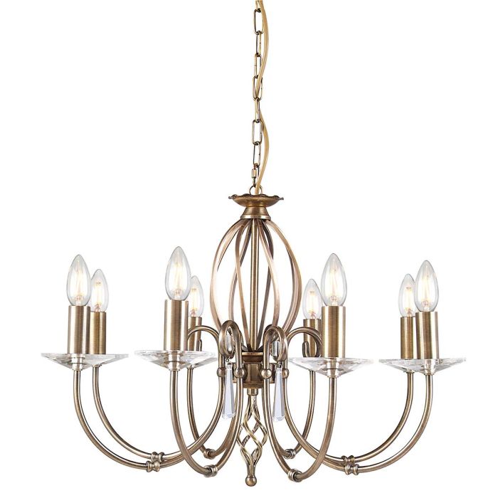 Aegean Ø65 Antikmessing hängelampe Von Elstead Lighting - Die Leuchte ist aus Stahl gefertigt und mit einer wundersch&ouml;nen Antikmessing-Oberfl&auml;che versehen, die ihr einen luxuri&ouml;sen und zeitlosen Ausdruck verleiht.