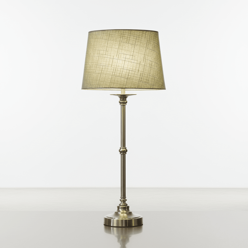 Axel 60cm Silber/Grün tischlampe Von Lampan - Axel ist eine elegante Tischleuchte mit klassischem Design und dekorativen Details.