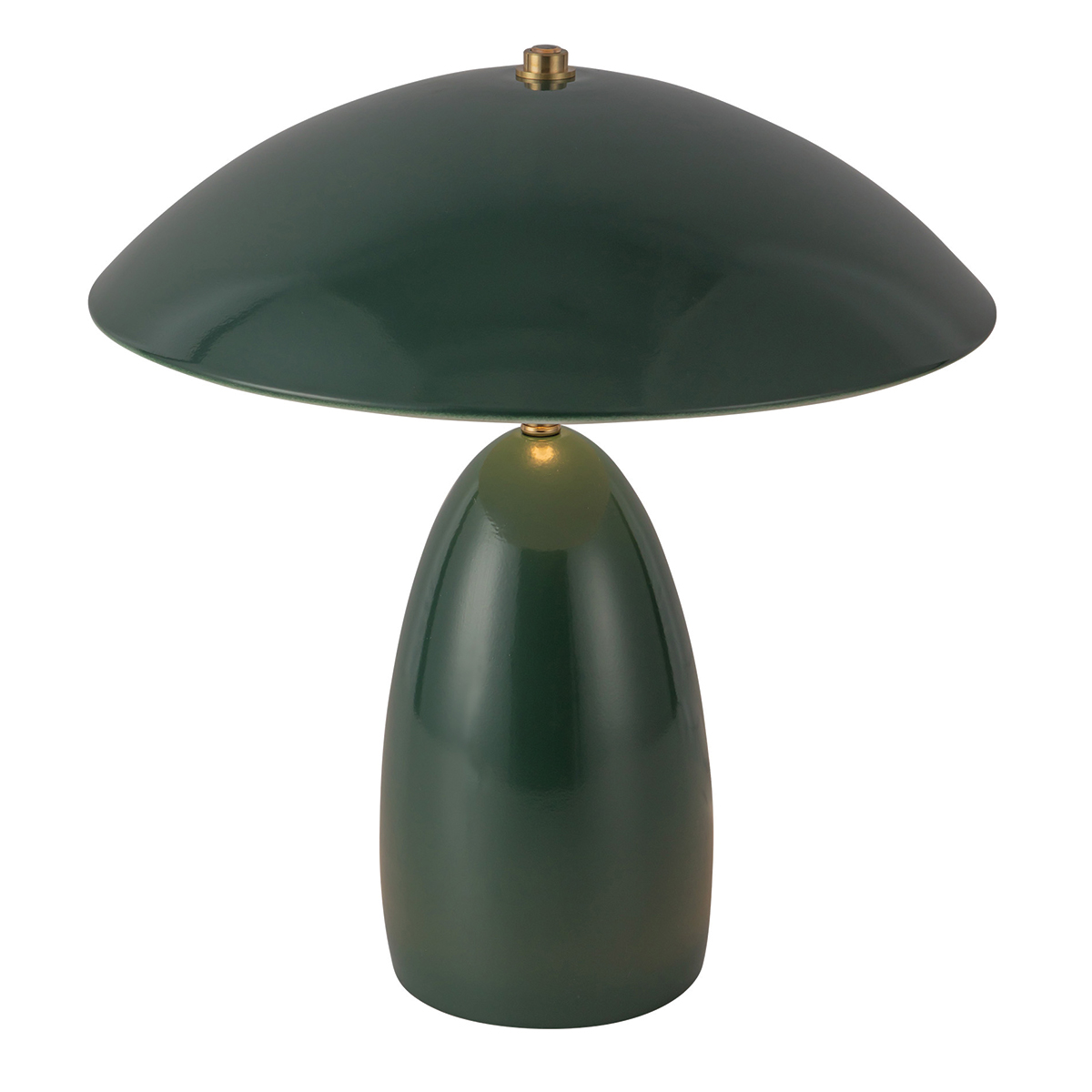 Poppy 35cm Grün tischlampe Von Elstead Lighting - Die Leuchte verf&uuml;gt &uuml;ber eine integrierte 11,5-W-LED mit einem Lichtstrom von 761 Lumen und warmwei&szlig;em Licht (3000 K).