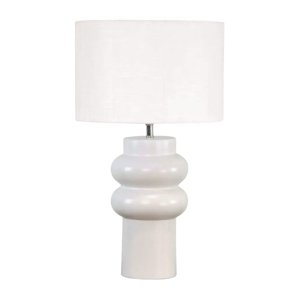 Anelli 56cm Weiß tischlampe Von Nordic Lighting - Perfekt f&uuml;r eine warme und einladende Atmosph&auml;re im Wohn- und Schlafzimmer.