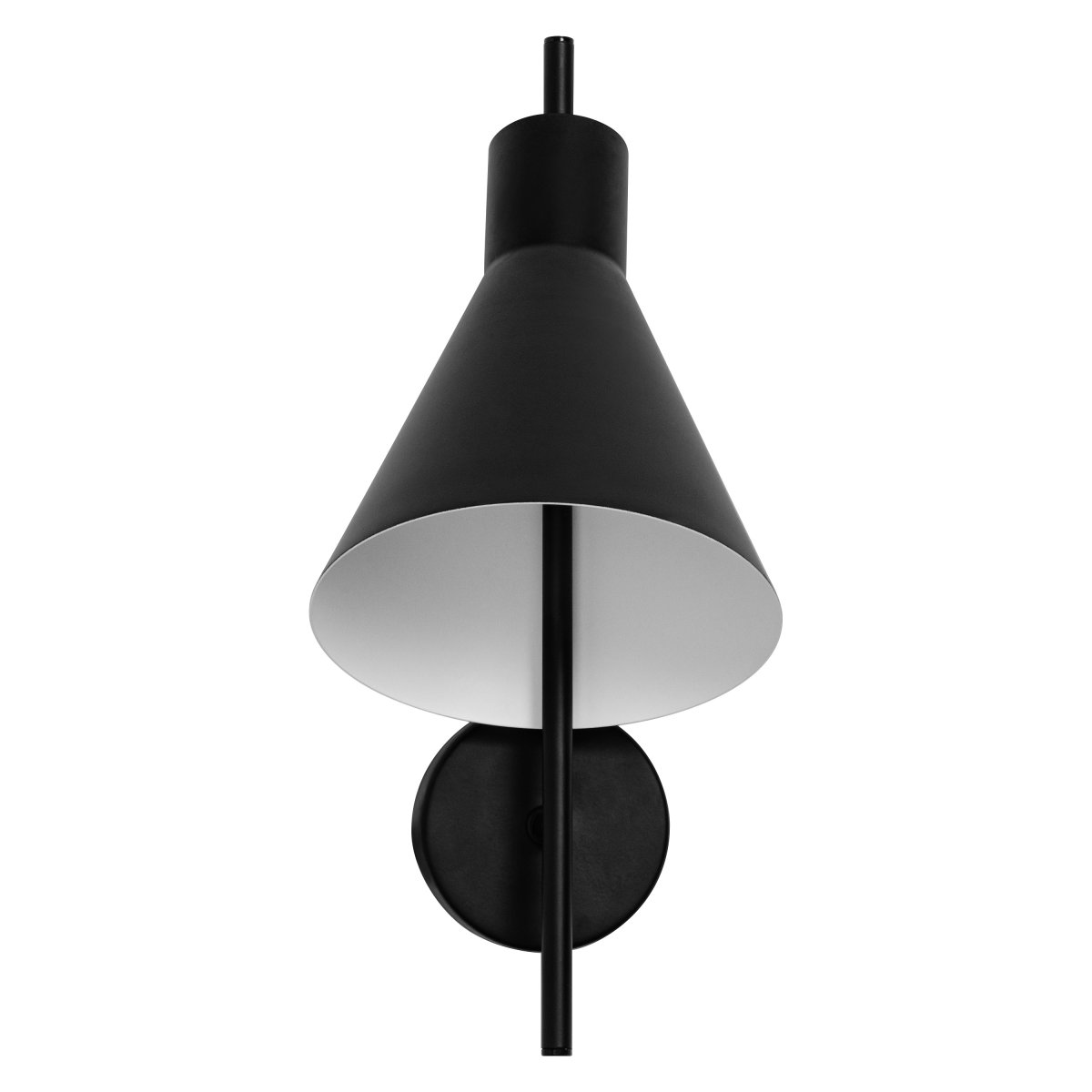 Tokio Ø14 Schwarz wandlampe Von Ledvance - Der abgewinkelte Schirm mit wei&szlig;er Innenseite sorgt f&uuml;r eine sch&ouml;ne, gerichtete Lichtverteilung.