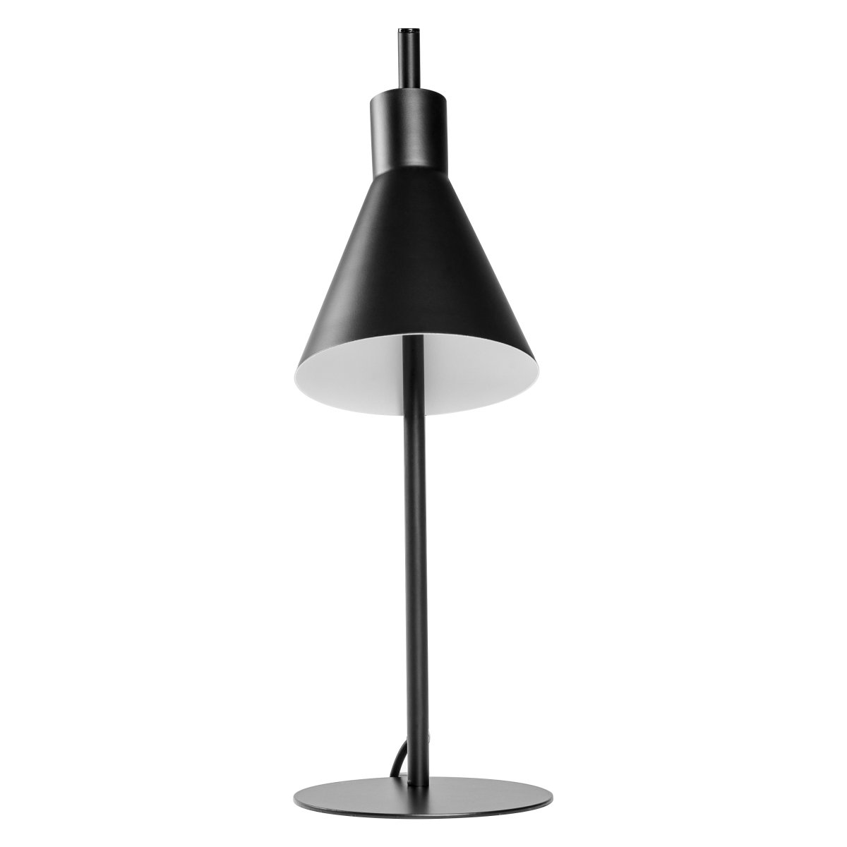 Tokio 44cm Schwarz schreibtischlampe Von Ledvance - Der abgewinkelte Schirm mit weißer Innenseite sorgt für eine schöne, gerichtete Lichtverteilung.