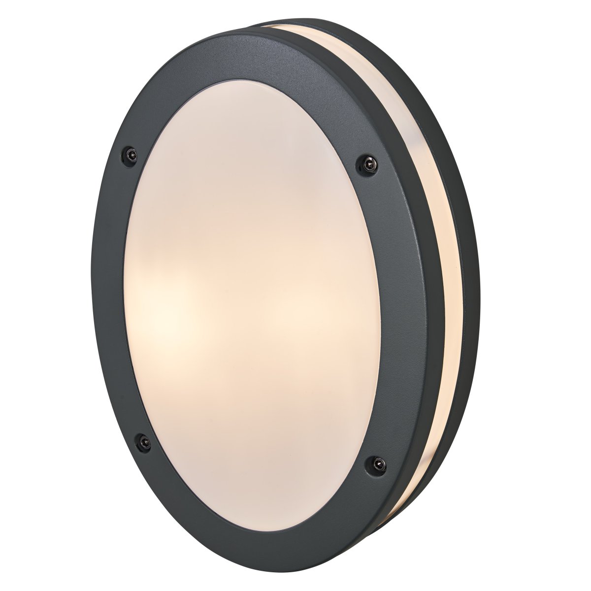 Orbi Dunkelgrau außenlampe Von Osram - Tillverkad av pressgjuten aluminium och med IP65-klassning, &auml;r denna lampa helt skyddad mot b&aring;de damm och vatten, vilket g&ouml;r den perfekt f&ouml;r alla v&auml;derf&ouml;rh&aring;llanden.
