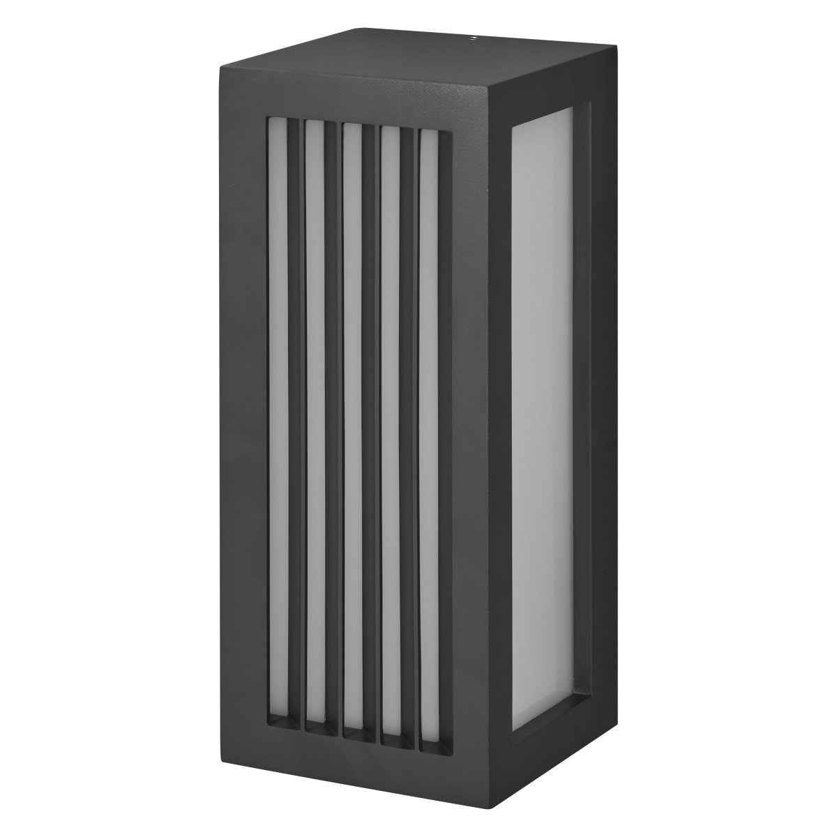 Radick Dunkelgrau außenlampe Von Ledvance - Tillverkad av pressgjuten aluminium och med IP65-klassning, &auml;r denna lampa helt skyddad mot b&aring;de damm och vatten, vilket g&ouml;r den perfekt f&ouml;r alla v&auml;derf&ouml;rh&aring;llanden.