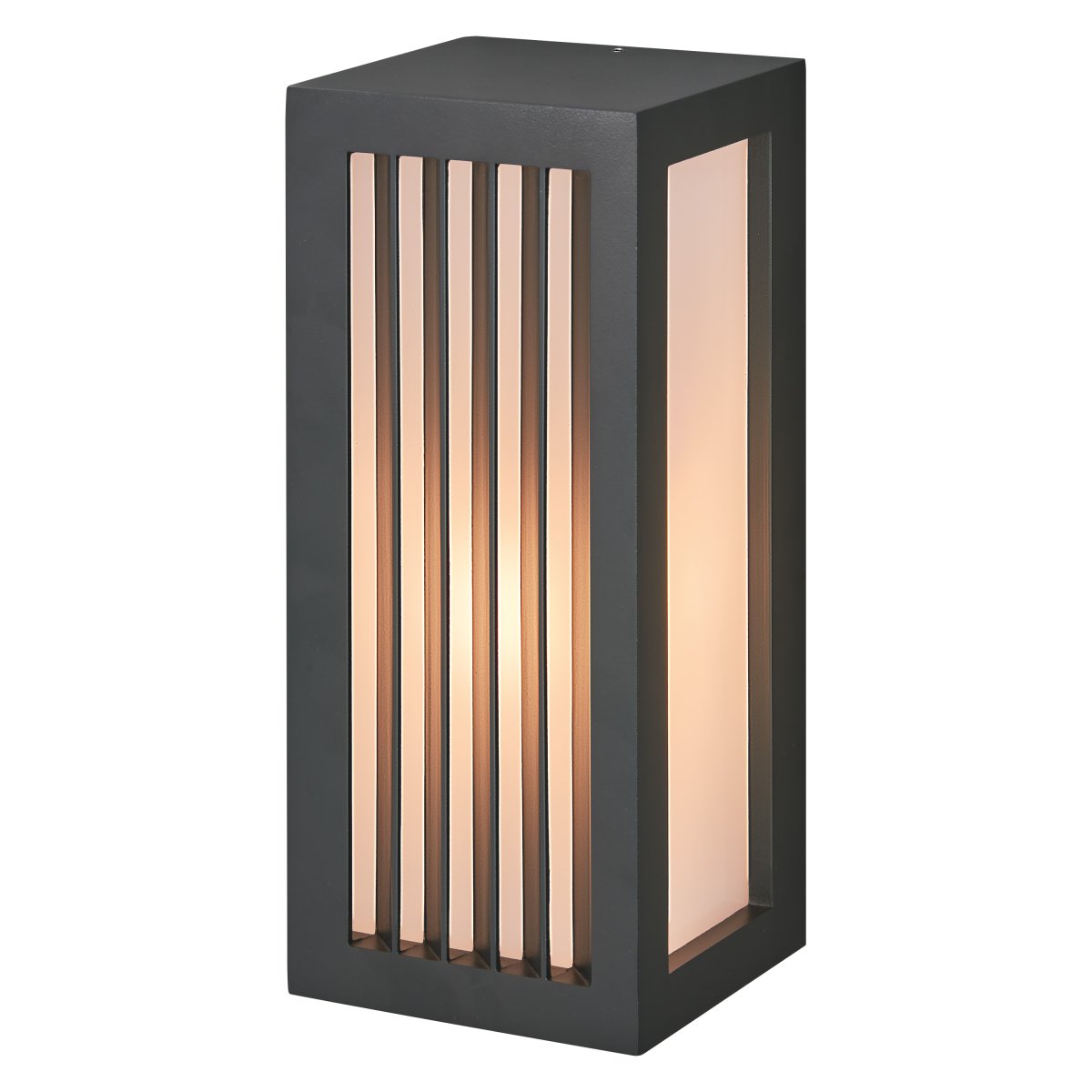 Radick Dunkelgrau außenlampe Von Ledvance - Tillverkad av pressgjuten aluminium och med IP65-klassning, &auml;r denna lampa helt skyddad mot b&aring;de damm och vatten, vilket g&ouml;r den perfekt f&ouml;r alla v&auml;derf&ouml;rh&aring;llanden.