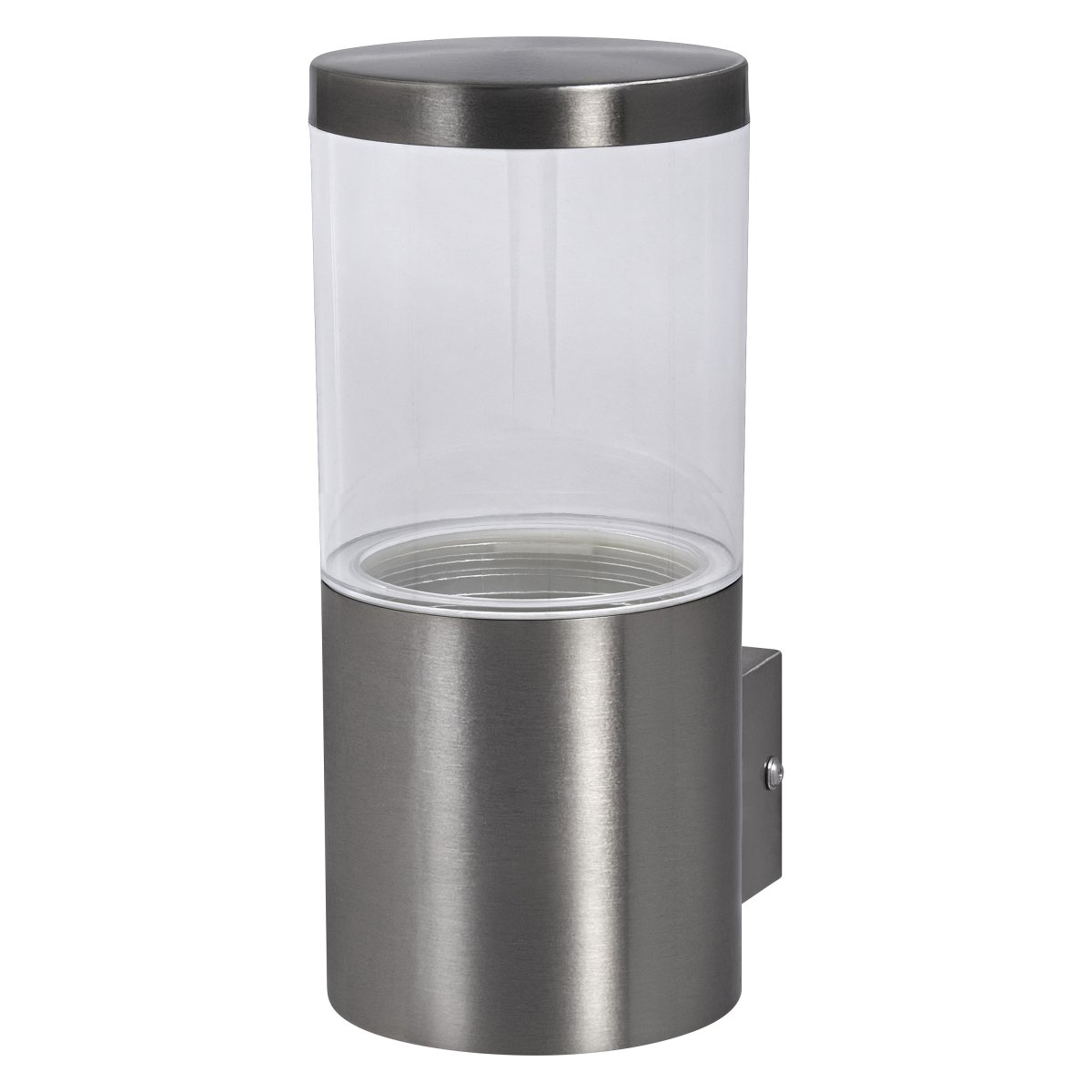 Ebro Stahl außenlampe Von Ledvance - Diese aus Edelstahl und Polycarbonat gefertigte Lampe ist sowohl langlebig als auch wetterfest und somit perfekt f&uuml;r den Einsatz im Freien geeignet.