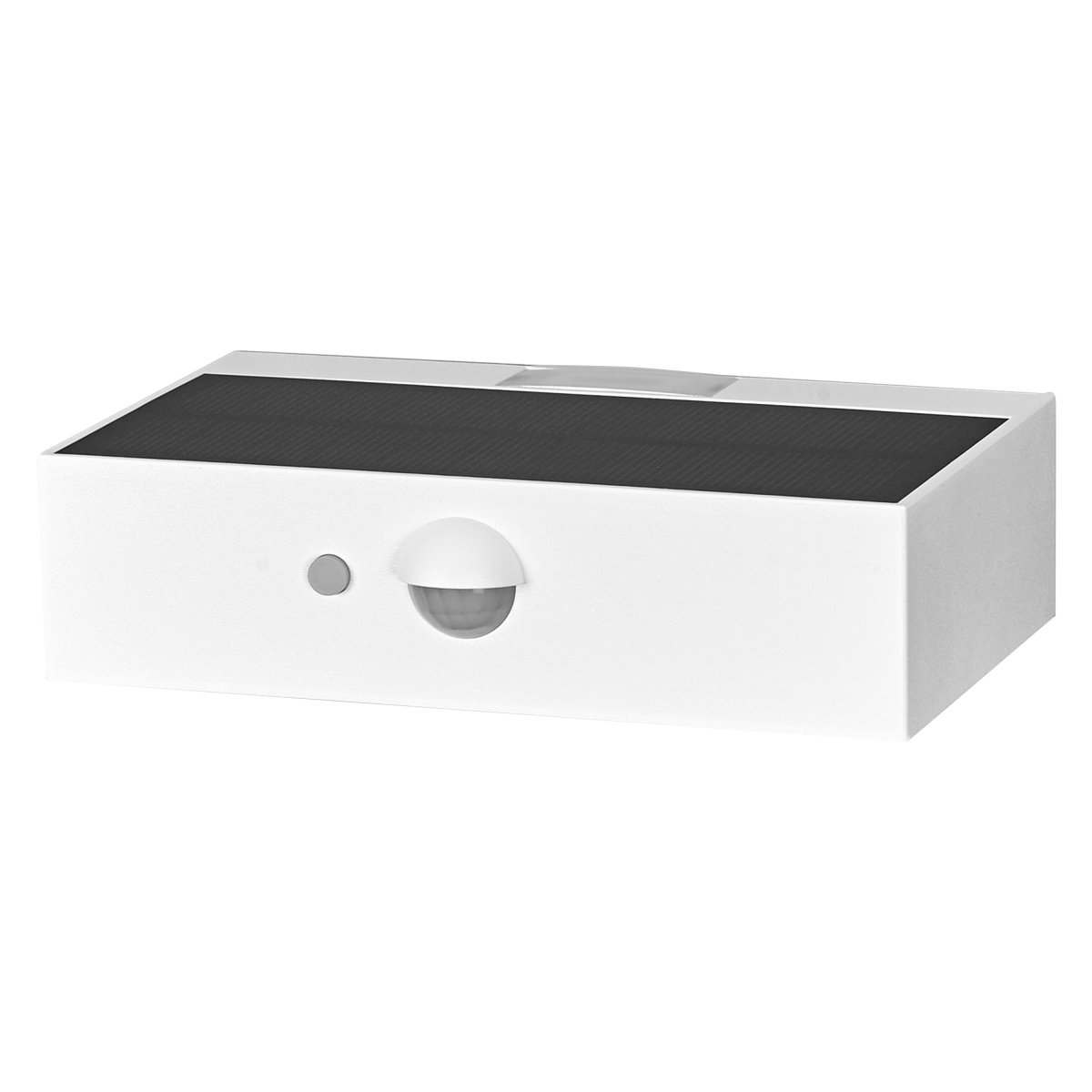 Bricklume Sensor Weiß solarleuchte Von Ledvance - Der eingebaute PIR-Bewegungssensor und Tageslichtsensor schalten die Lampe bei Bewegung im Dunkeln automatisch ein und sorgen so für Sicherheit und Energieeffizienz.