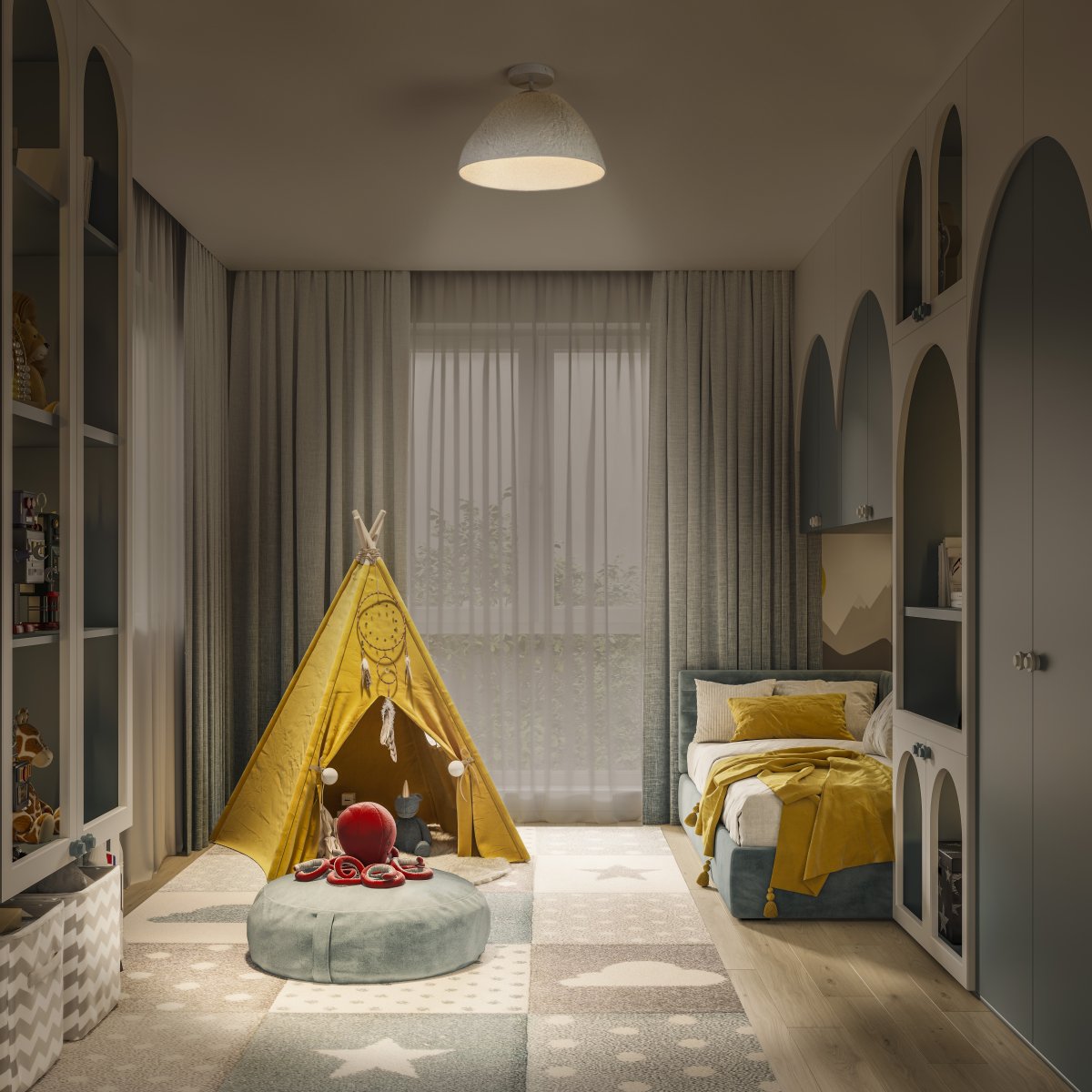 Camel Bell Ø38 Weiß deckenleuchte Von Ledvance - Der dekorative Papierschirm sorgt f&uuml;r eine angenehme Lichtverteilung im Raum.