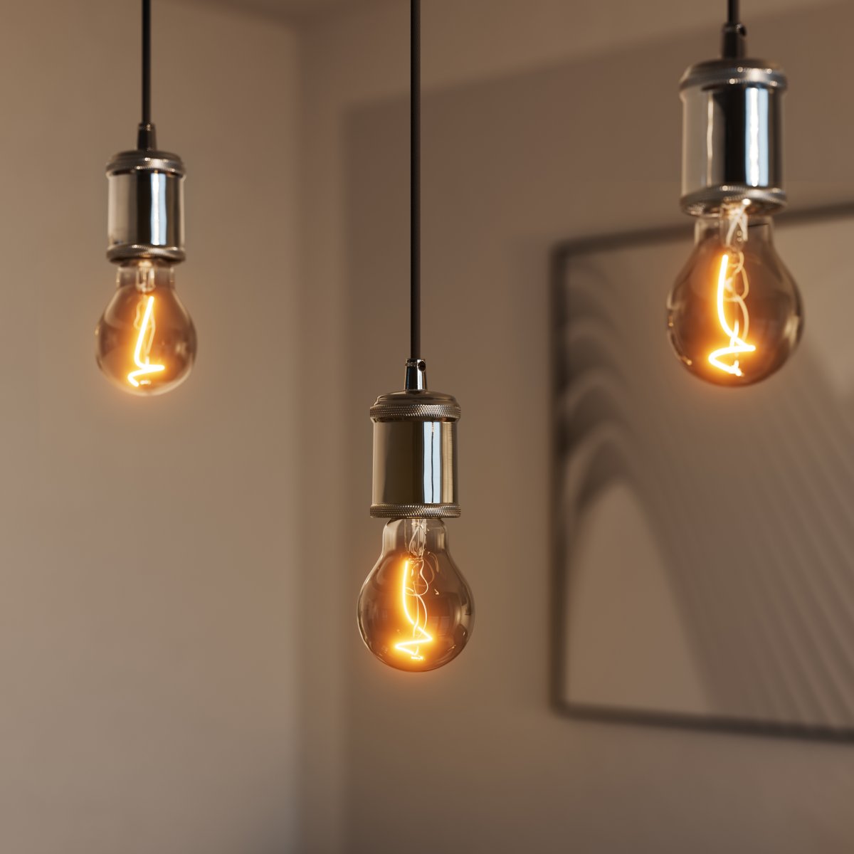 Bobbin Ø10 Dunkelgrau hängelampe Von Ledvance - Det simpla upph&auml;nget ger dig m&aring;nga m&ouml;jligheter, du kan f&ouml;rslagsvis placera flera i grupp eller i rad &ouml;ver matbordet eller i vardagsrummet.