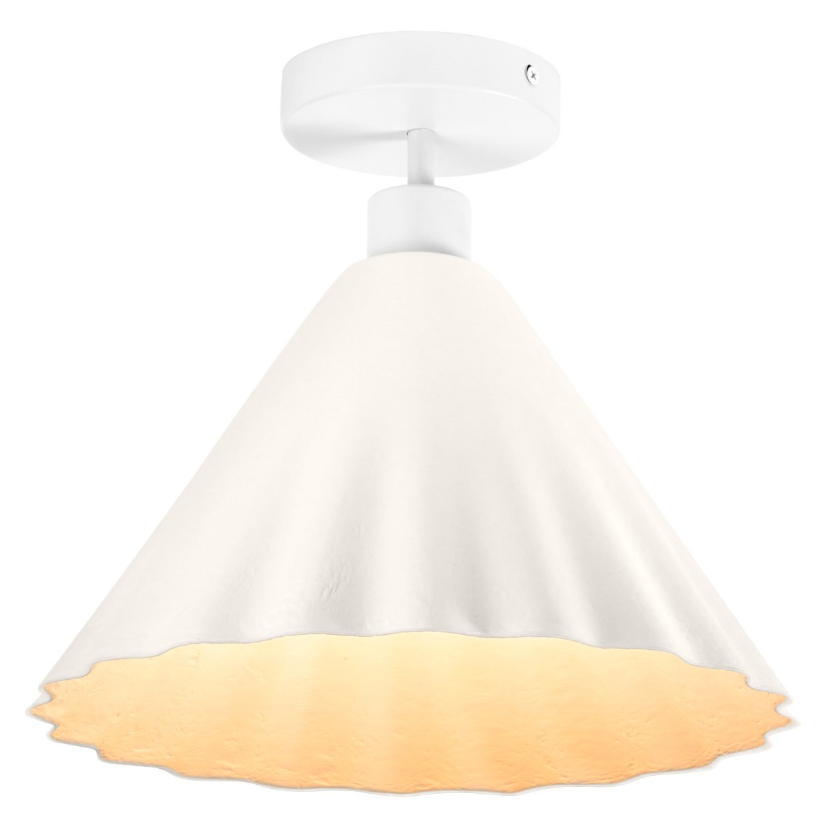 Pulp Ø30 Weiß deckenleuchte Von Ledvance - Der dekorative Papierschirm sorgt f&uuml;r eine angenehme Lichtverteilung im Raum.