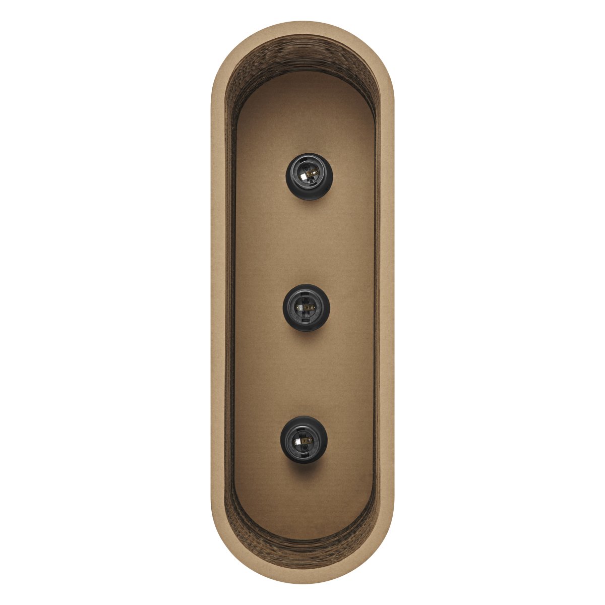Cardboard Oval 60cm Braun deckenleuchte Von Ledvance - Der aus mehreren Lagen Karton gefertigte Schirm erzeugt im beleuchteten Zustand ein sch&ouml;nes Lichtspiel im Raum und tr&auml;gt zu einer warmen und nat&uuml;rlichen Atmosph&auml;re bei.