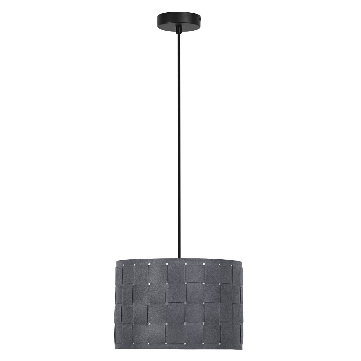 Felt Weaving Ø28 Dunkelgrau hängelampe Von Ledvance - Dekorativ pendel med sk&auml;rm gjord av fl&auml;tad filt vilket ger en fin och varm ljusspridning i rummet.