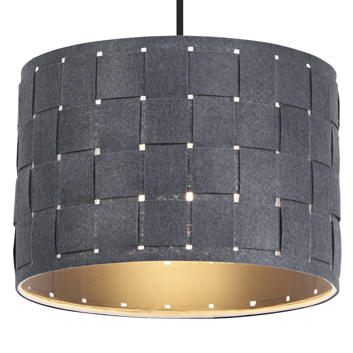Felt Weaving Ø28 Dunkelgrau hängelampe Von Ledvance - Dekorativ pendel med sk&auml;rm gjord av fl&auml;tad filt vilket ger en fin och varm ljusspridning i rummet.