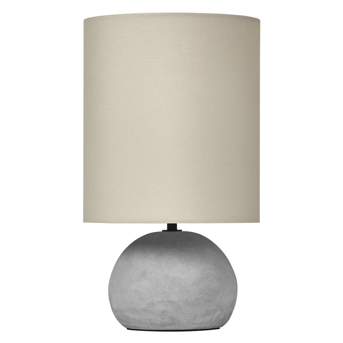Impact 38cm Grau tischlampe Von Ledvance - Lampfoten i betong och den beiga sk&auml;rmen skapar ett jordn&auml;ra intryck och ger en fin ljusspridning.
