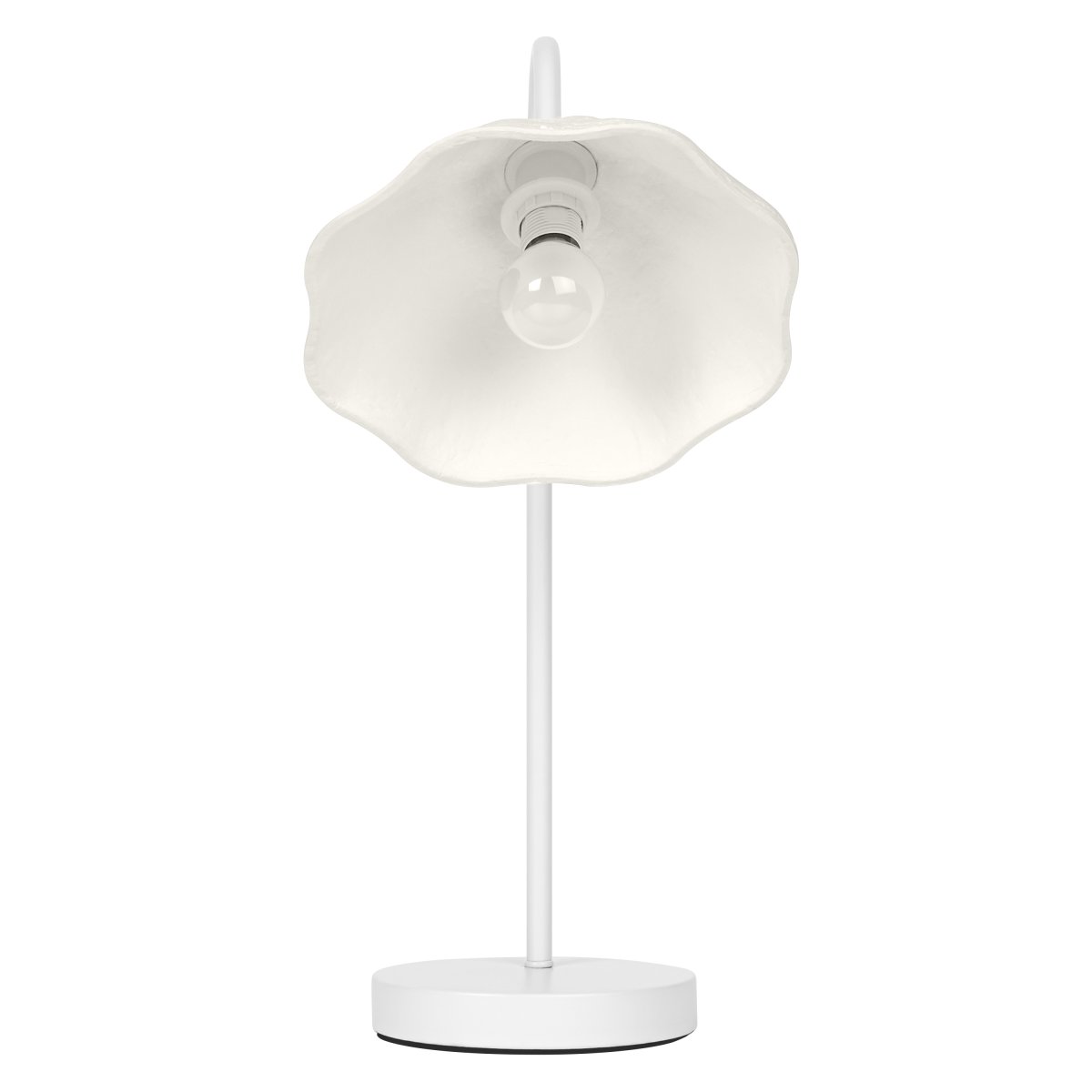 Lotus Leaf 45cm Weiß schreibtischlampe Von Ledvance - Der dekorative Papierschirm sorgt f&uuml;r eine angenehme Lichtverteilung im Raum.