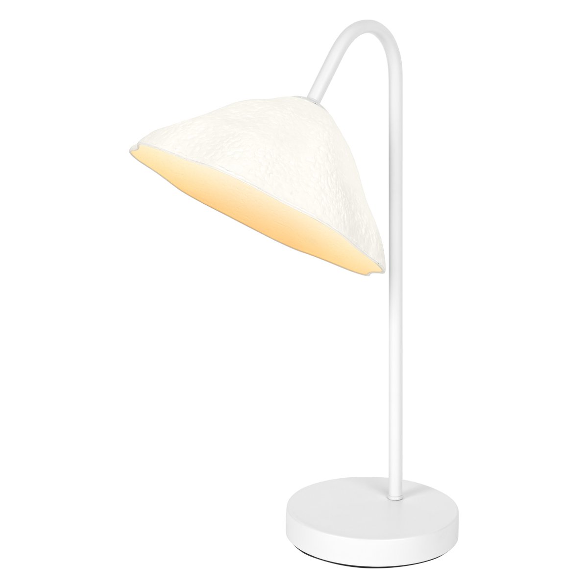 Lotus Leaf 45cm Weiß schreibtischlampe Von Ledvance - Der dekorative Papierschirm sorgt f&uuml;r eine angenehme Lichtverteilung im Raum.