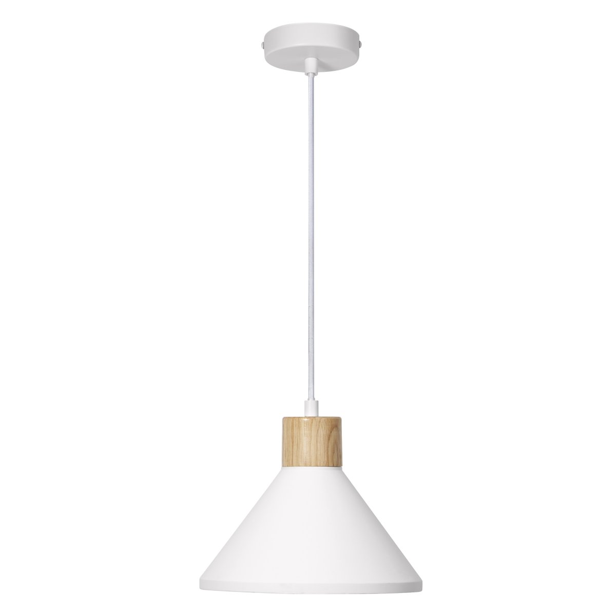 Plaster Wood Ø22 Weiß hängelampe Von Osram - Plaster Pure ist eine minimalistische Pendelleuchte mit hochwertigem Design und Details aus Holz.