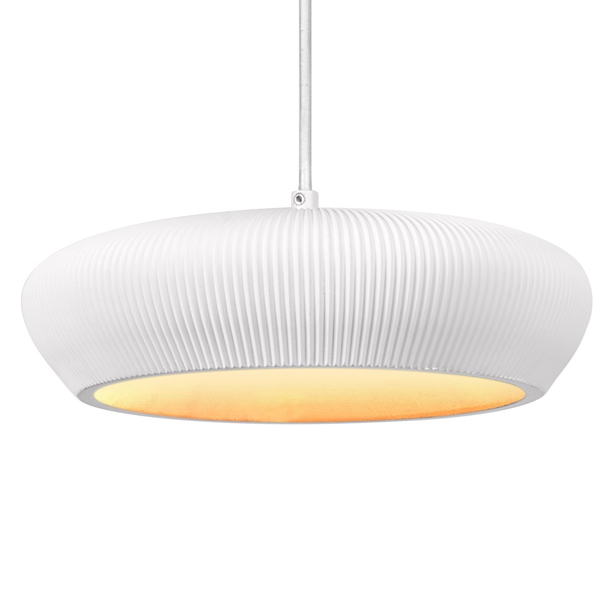 Plaster Pure Ø30 Weiß hängelampe Von Osram - Der dekorative Lampenschirm aus Gips sorgt f&uuml;r eine sch&ouml;ne Lichtverteilung im Raum.