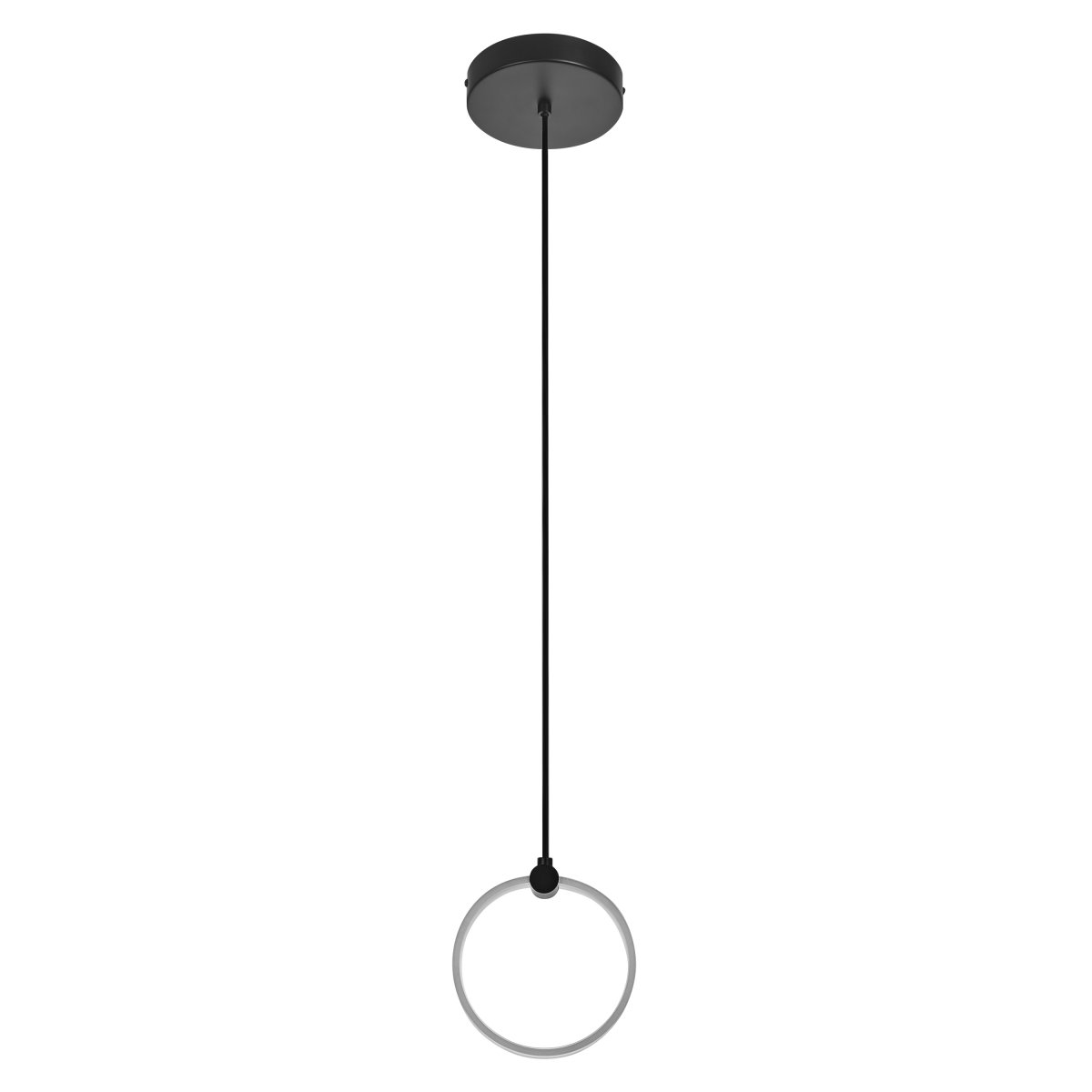 Circle PL Ø16 Schwarz hängelampe Von Osram - In der ersten Stufe leuchtet die Lampe in warmwei&szlig;em Licht mit 3000K, in der zweiten Stufe in kaltwei&szlig;em Licht mit 4200K und in der dritten Stufe in 6500K (Tageslicht).