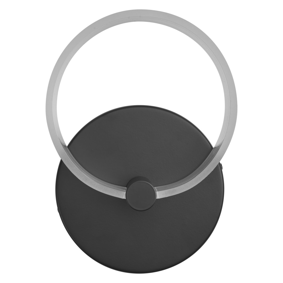 Circle PL 23cm Schwarz wandlampe Von Ledvance - In der ersten Stufe leuchtet die Lampe in warmweißem Licht mit 3000K, in der zweiten Stufe in kaltweißem Licht mit 4200K und in der dritten Stufe in 6500K (Tageslicht).