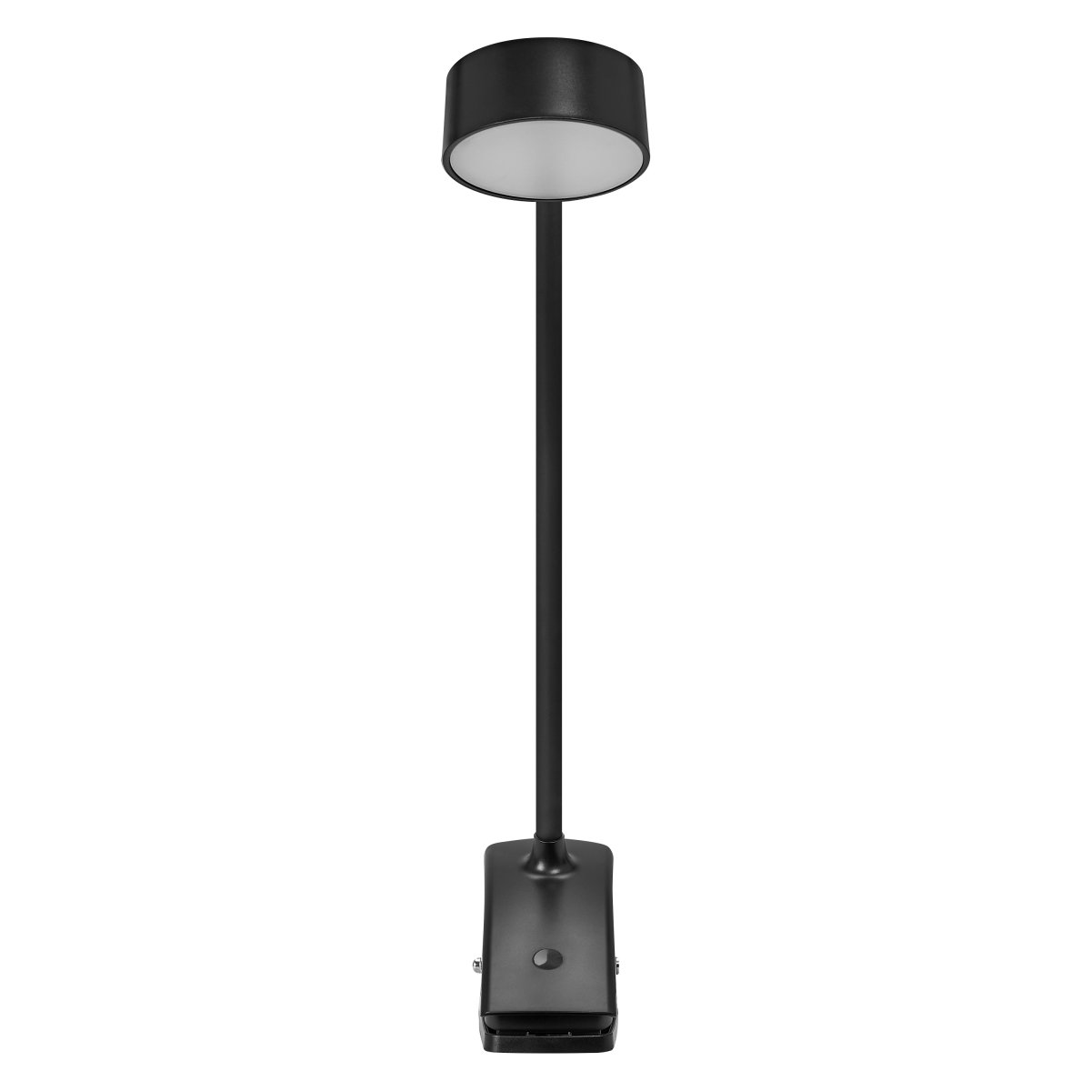 Office Cylinder Clip Schwarz klemmlampe Von Ledvance - Levereras med 1m USB sladd som du kan koppla till en transformator, laptop eller dator f&ouml;r att lampan ska f&aring; el.