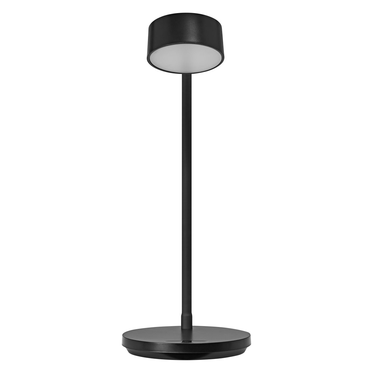 Office Cylinder 30cm Schwarz schreibtischlampe Von Ledvance - B&aring;da ljusstyrkan och f&auml;rgtemperaturen g&aring;r att justera i tre steg med touchbrytaren p&aring; lampfoten.