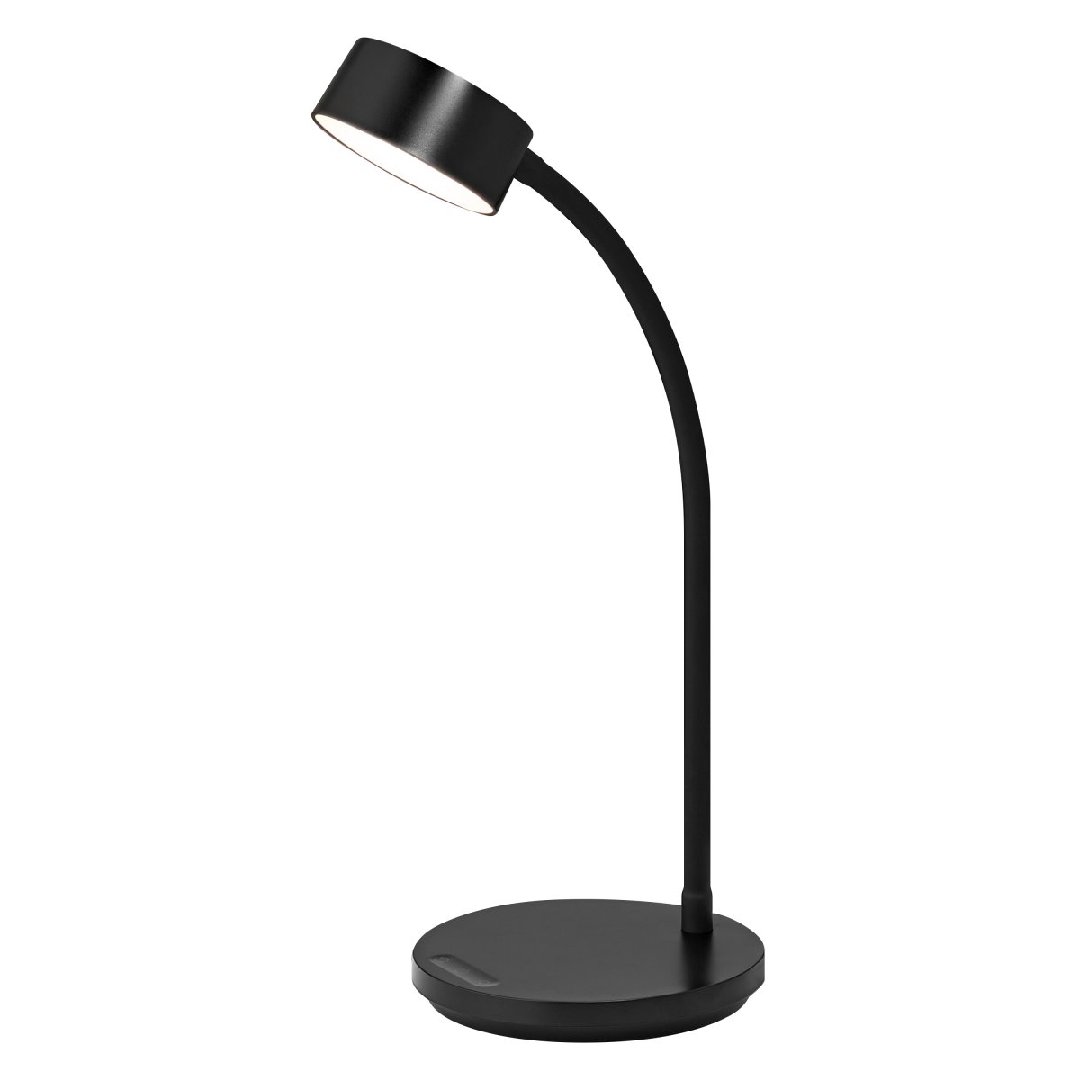 Office Cylinder 30cm Schwarz schreibtischlampe Von Ledvance - B&aring;da ljusstyrkan och f&auml;rgtemperaturen g&aring;r att justera i tre steg med touchbrytaren p&aring; lampfoten.