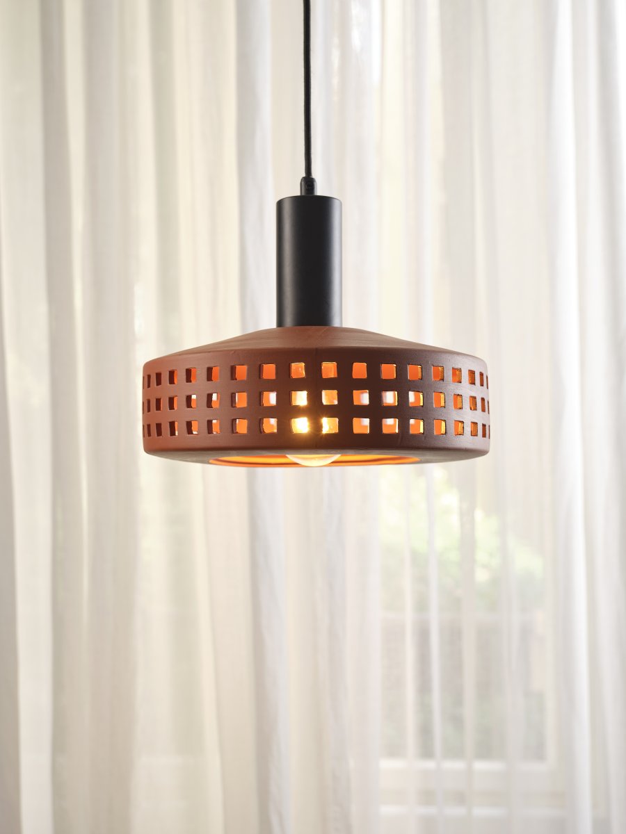 Clay Windows Ø26 Braun hängelampe Von Ledvance - Clay Windows har en rustik design med sin sk&auml;rm gjord av lera i en r&ouml;dbrun f&auml;rg.