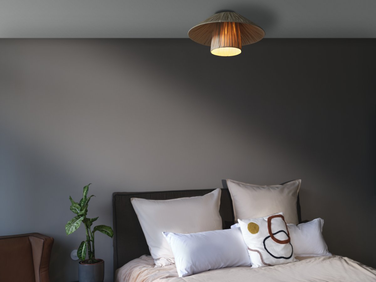 Bamboo Paper Hut Ø40 Natur deckenleuchte Von Ledvance - Den naturliga formgivningen och det naturliga materialet g&ouml;r att den passar in i n&auml;stan alla hem och stilar.