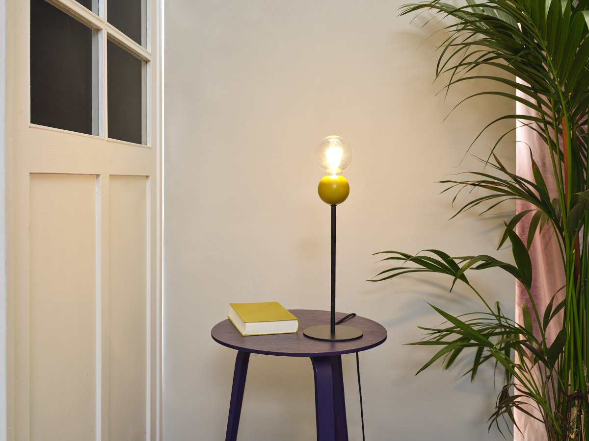 Bubble 40cm Gelb tischlampe Von Ledvance - Die Tischlampe Bubble hat mit ihrer schönen gelben Farbe ein Retro-Design.