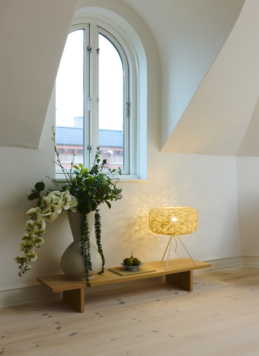 Paper Bale 48cm Natur tischlampe Von Osram - Paper Bale &auml;r en vacker bordslampa med bohemisk design.