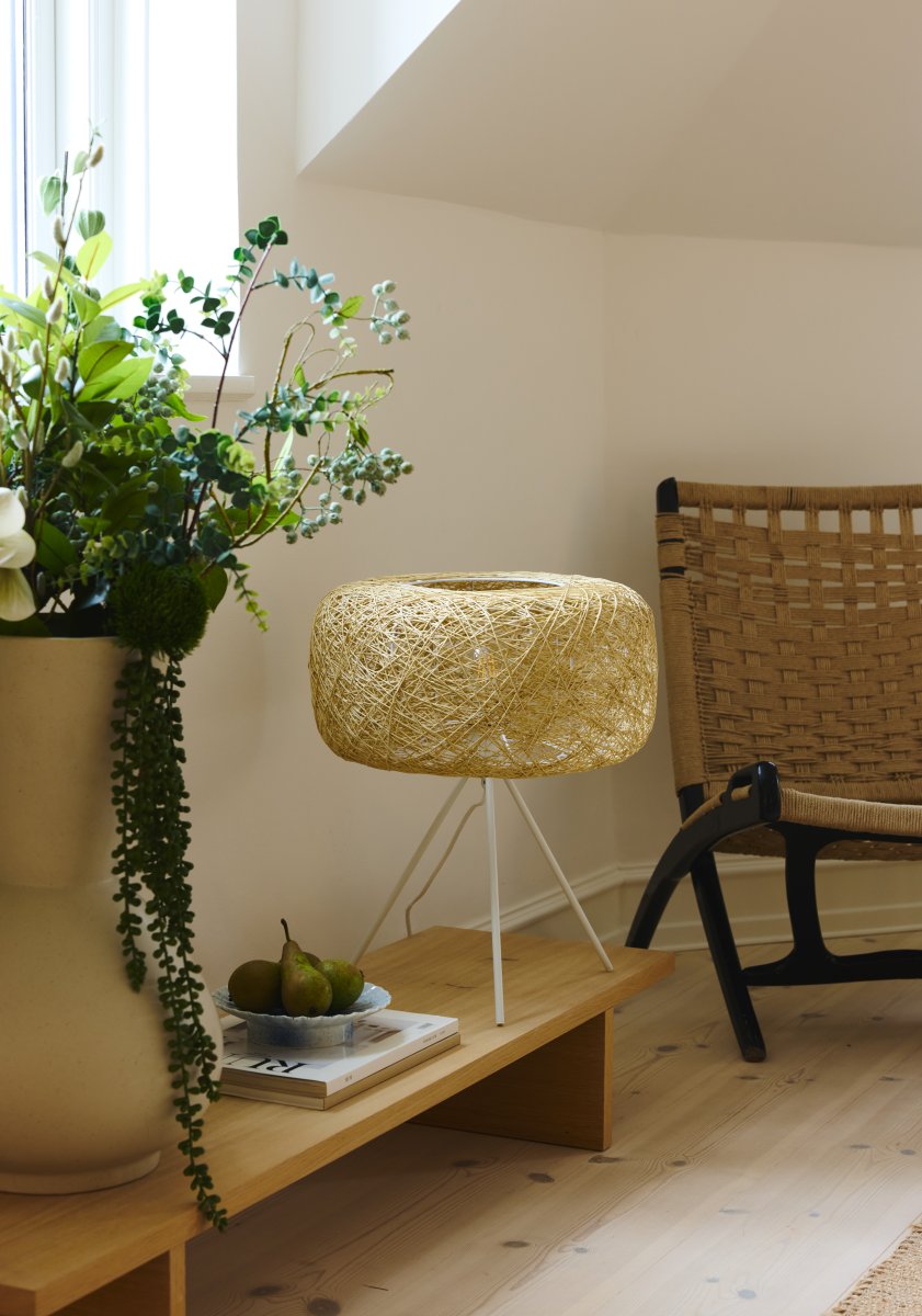 Paper Bale 48cm Natur tischlampe Von Osram - Paper Bale &auml;r en vacker bordslampa med bohemisk design.