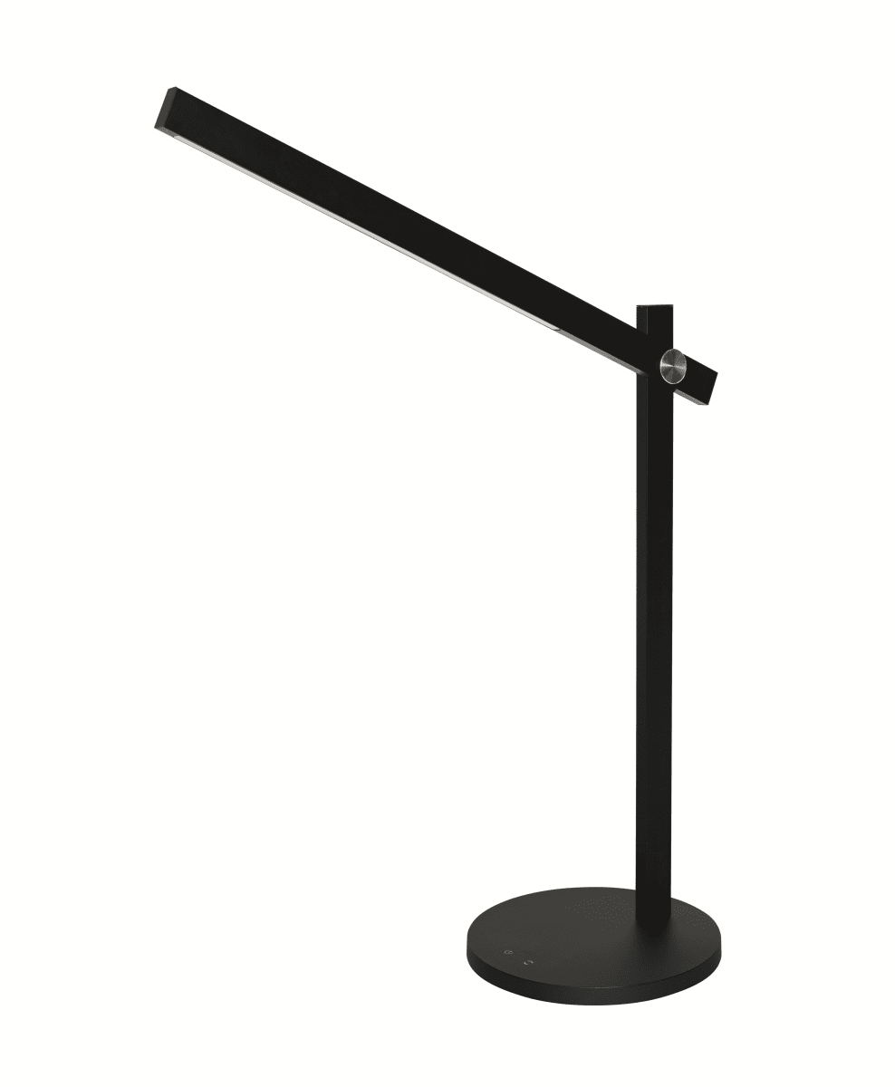 Panan 43cm Schwarz schreibtischlampe Von Ledvance - B&aring;da ljusstyrkan och f&auml;rgtemperaturen g&aring;r att justera i tre steg med touchbrytaren p&aring; lampfoten.