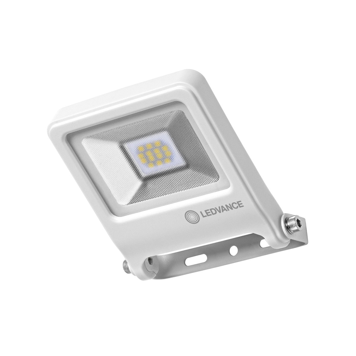 Flood 10W Weiß außenlampe Von Osram - Den robusta konstruktionen och det kraftfulla ljuset ger trygg och p&aring;litlig belysning &aring;ret runt.