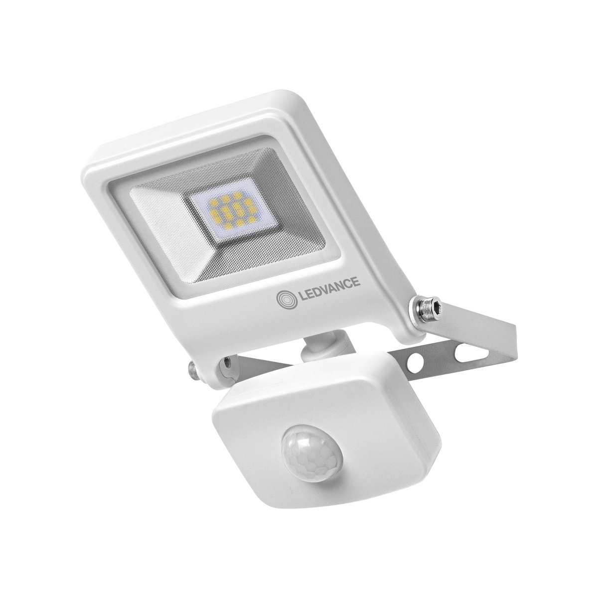 Flood Sensor 10W Weiß außenlampe Von Osram - Flood Sensor 10W &auml;r en kraftfull och energieffektiv str&aring;lkastare med IP44-klassning, vilket g&ouml;r den idealisk f&ouml;r utomhusbruk.
