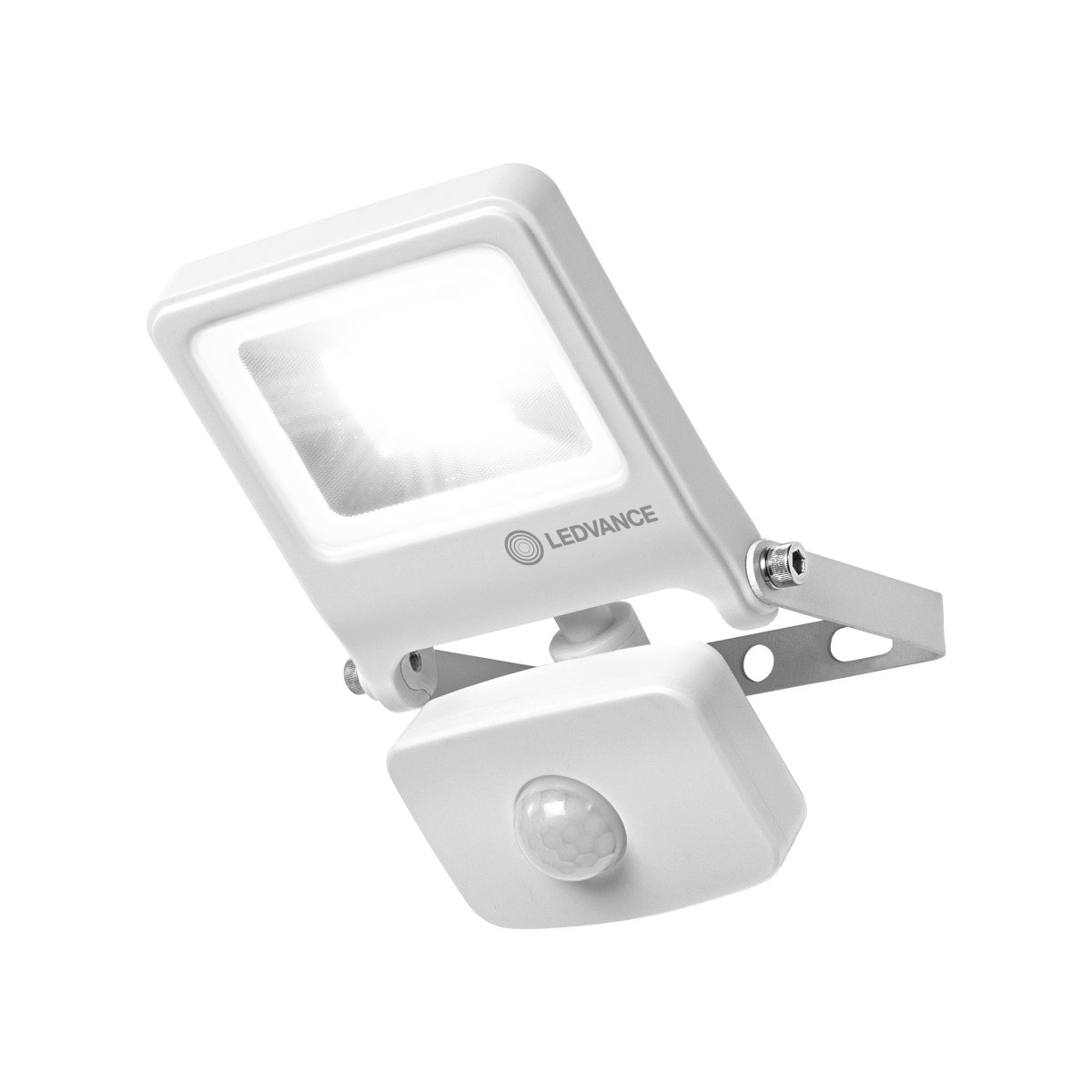Flood Sensor 10W Weiß außenlampe Von Osram - Flood Sensor 10W &auml;r en kraftfull och energieffektiv str&aring;lkastare med IP44-klassning, vilket g&ouml;r den idealisk f&ouml;r utomhusbruk.