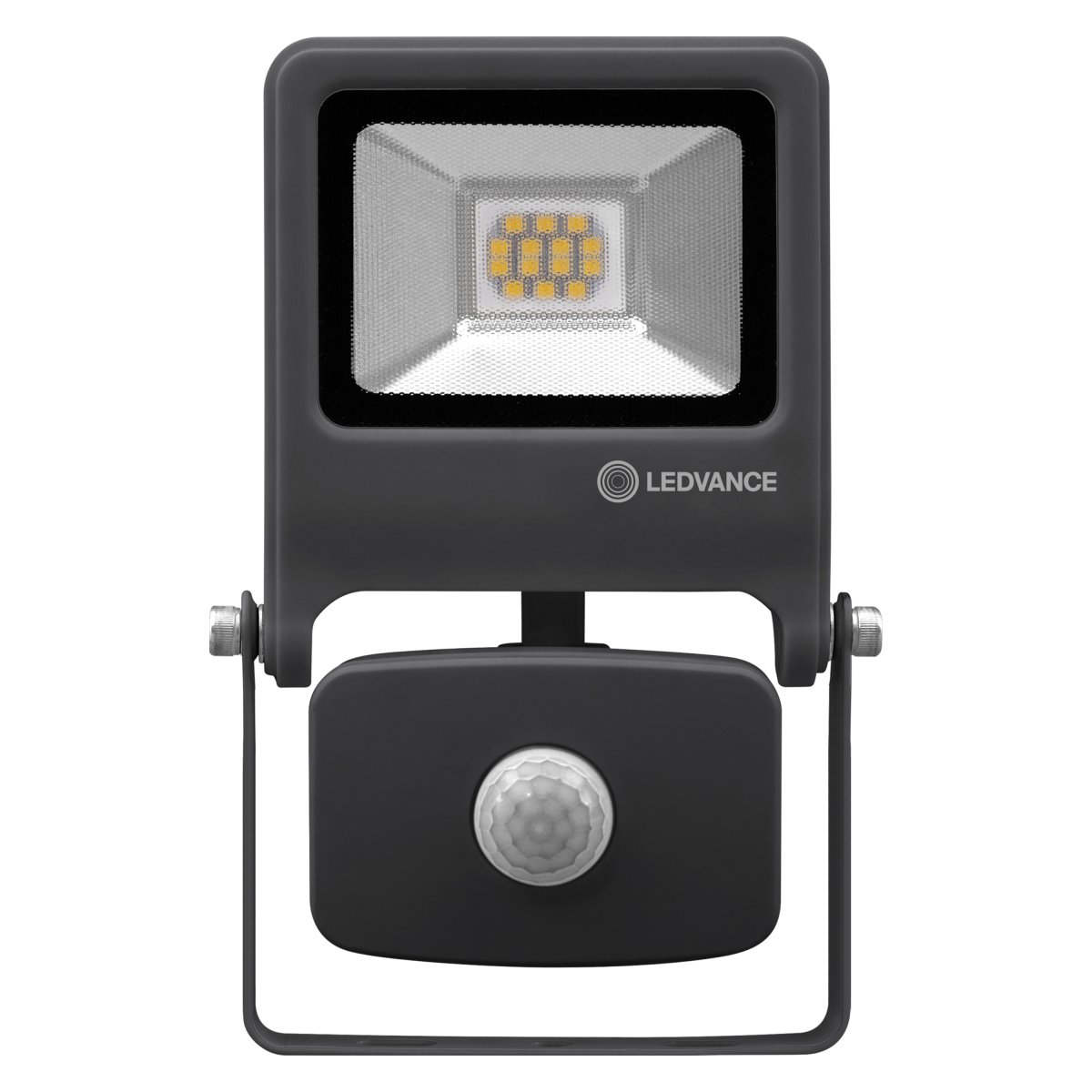Flood Sensor 10W Dunkelgrau außenlampe Von Osram - Flood Sensor 10W &auml;r en kraftfull och energieffektiv str&aring;lkastare med IP44-klassning, vilket g&ouml;r den idealisk f&ouml;r utomhusbruk.