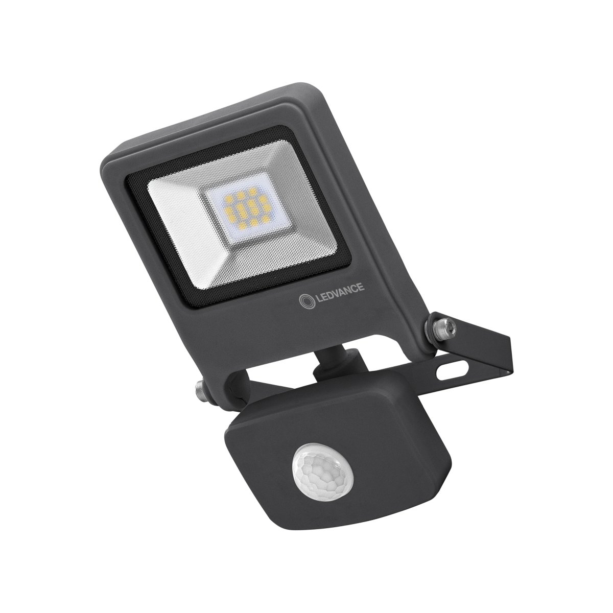 Flood Sensor 10W Dunkelgrau außenlampe Von Osram - Flood Sensor 10W &auml;r en kraftfull och energieffektiv str&aring;lkastare med IP44-klassning, vilket g&ouml;r den idealisk f&ouml;r utomhusbruk.