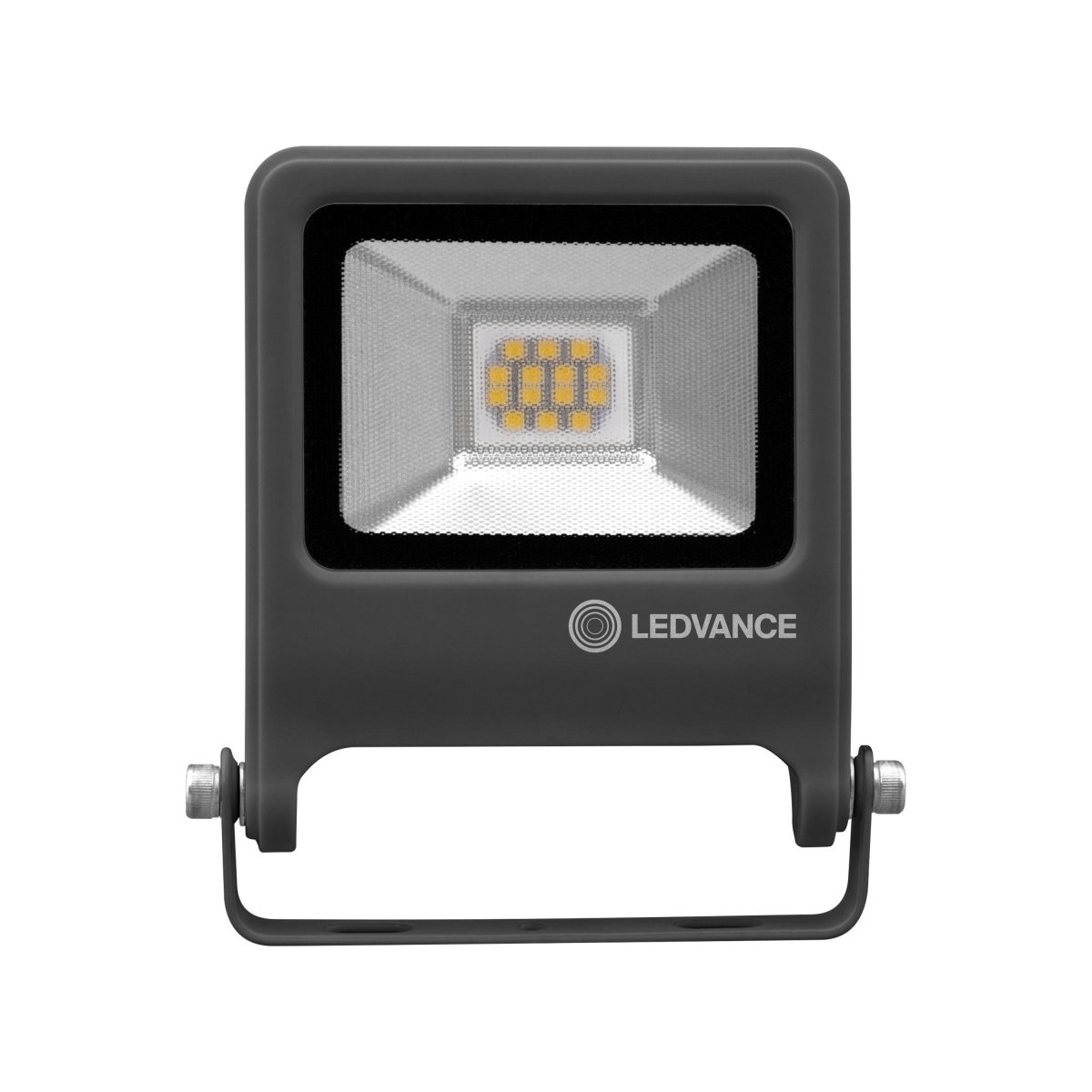 Flood 10W Dunkelgrau außenlampe Von Osram - Den robusta konstruktionen och det kraftfulla ljuset ger trygg och p&aring;litlig belysning &aring;ret runt.