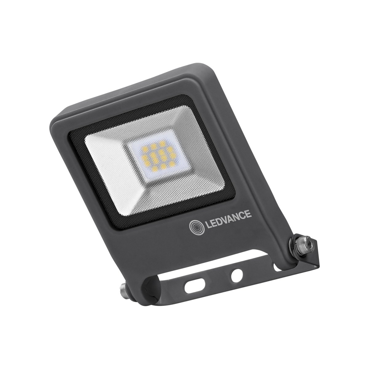 Flood 10W Dunkelgrau außenlampe Von Osram - Den robusta konstruktionen och det kraftfulla ljuset ger trygg och p&aring;litlig belysning &aring;ret runt.