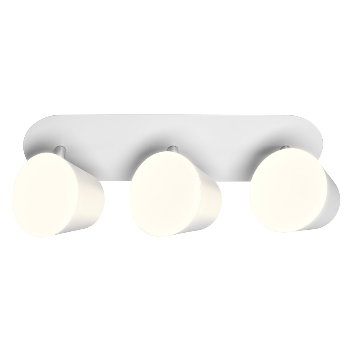 LED spot 35cm Weiß badezimmerlampe Von Osram - De tre vinkelbara sk&auml;rmarna med diffusor ger ett starkt men bl&auml;ndfritt ljus som du kan rikta efter &ouml;nskem&aring;l.