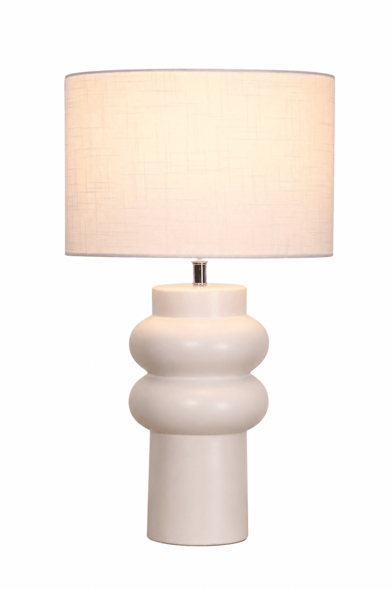 Anelli 56cm Weiß tischlampe Von Nordic Lighting - Perfekt für eine warme und einladende Atmosphäre im Wohn- und Schlafzimmer.