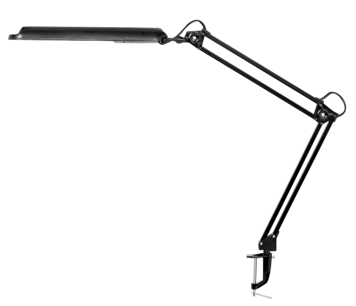 Swingo 110cm Schwarz schreibtischlampe Von Armaturhantverk - Der leistungsstarke Arm und die breite Lichtquelle sorgen f&uuml;r gleichm&auml;&szlig;iges Licht auf der gesamten Arbeitsfl&auml;che und sind somit ideal f&uuml;r B&uuml;ros, Arbeitszimmer oder Hobbyarbeiten.