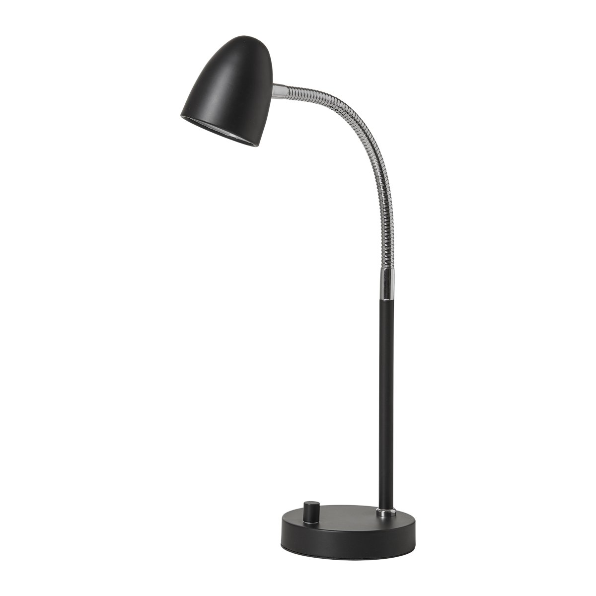 Koster 47cm Schwarz schreibtischlampe Von Armaturhantverk - Der verstellbare, flexible Arm ermöglicht es Ihnen, das Licht einfach genau dorthin zu lenken, wo Sie es benötigen, sodass diese Lampe sich perfekt als Schreibtischlampe oder Leselampe eignet.