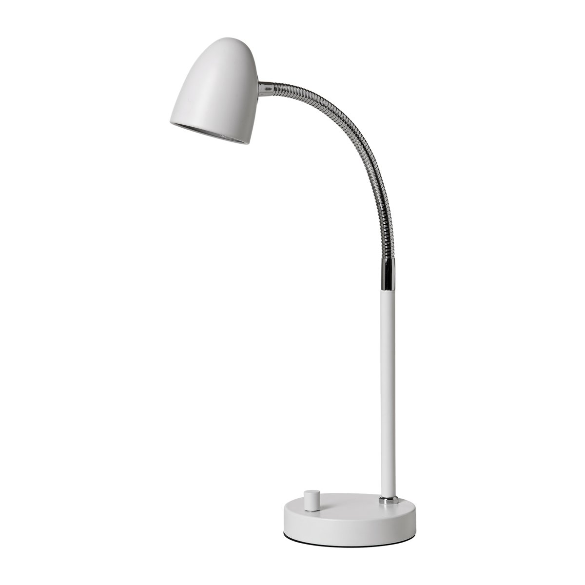 Koster 47cm Weiß schreibtischlampe Von Armaturhantverk - Der verstellbare, flexible Arm ermöglicht es Ihnen, das Licht einfach genau dorthin zu lenken, wo Sie es benötigen, sodass diese Lampe sich perfekt als Schreibtischlampe oder Leselampe eignet.