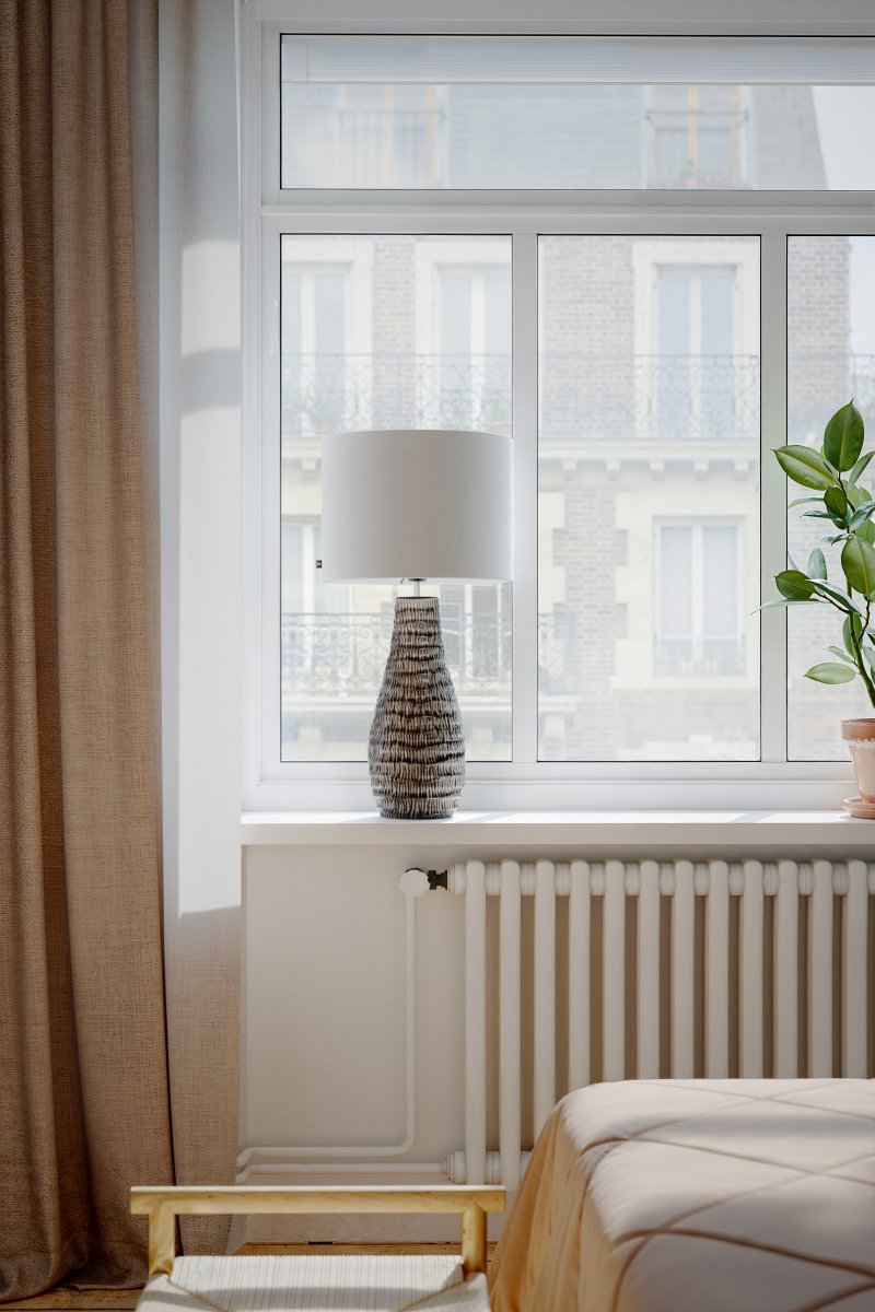 Bartha 74cm Braun tischlampe Von By Rydéns - Bartha ist eine moderne Tischleuchte mit Charakter.